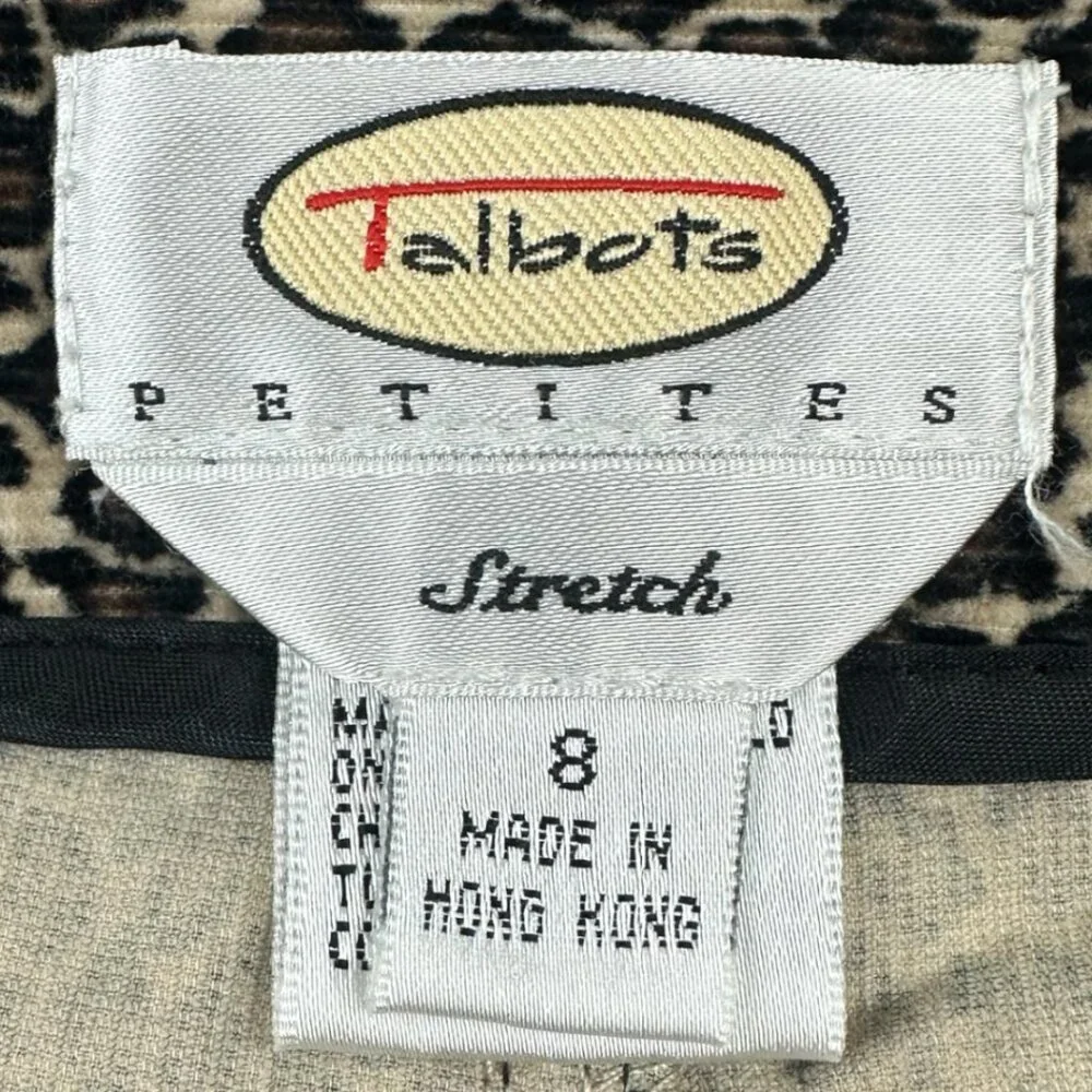 Talbots leopard print
